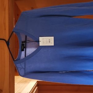 Theory blue cashmere sweater- NWT- size P